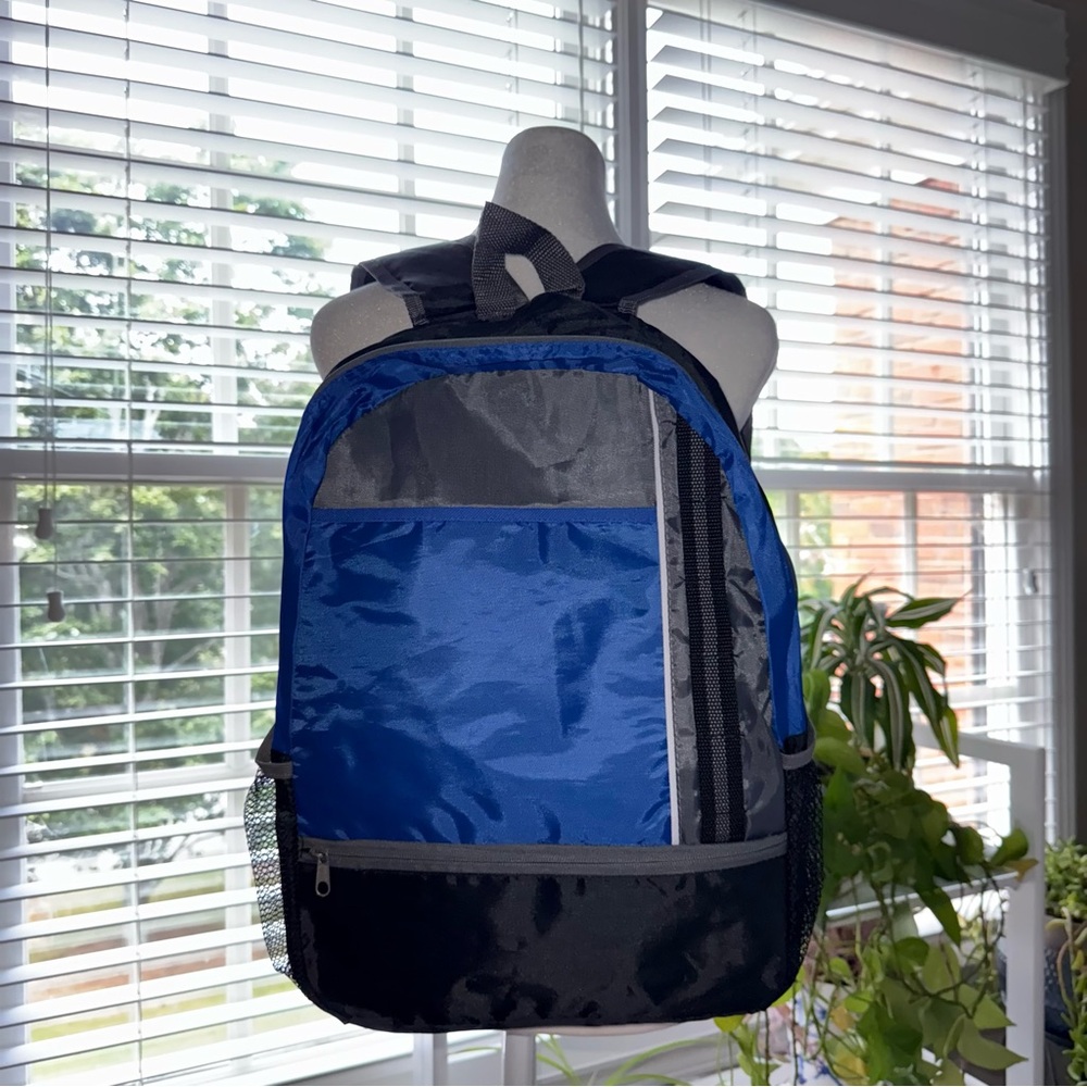 Blue and Black Backpack🎒